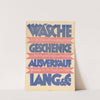 Wäsche – Geschenke – Ausverkauf – Lang & Cie (circa 1927) by Robert Stöcklin