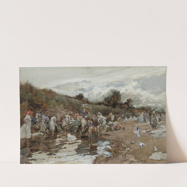 Washerwomen at the River by Francisco Pradilla
