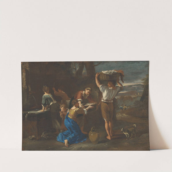 Washerwomen at the well by Michelangelo Cerquozzi