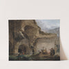 Washerwomen in the Ruins of the Colosseum by Hubert Robert