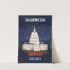 Washington, American Airlines by Edward McKnight Kauffer