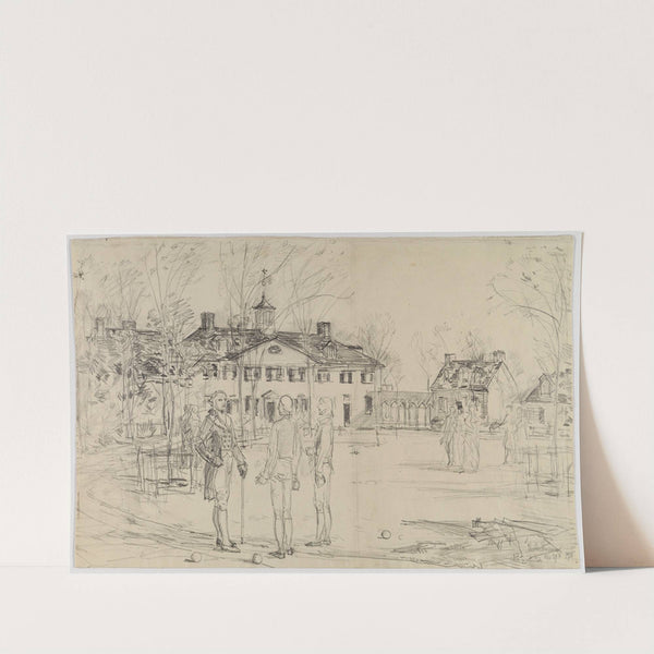 Washington at Mount Vernon (1931) by Childe Hassam