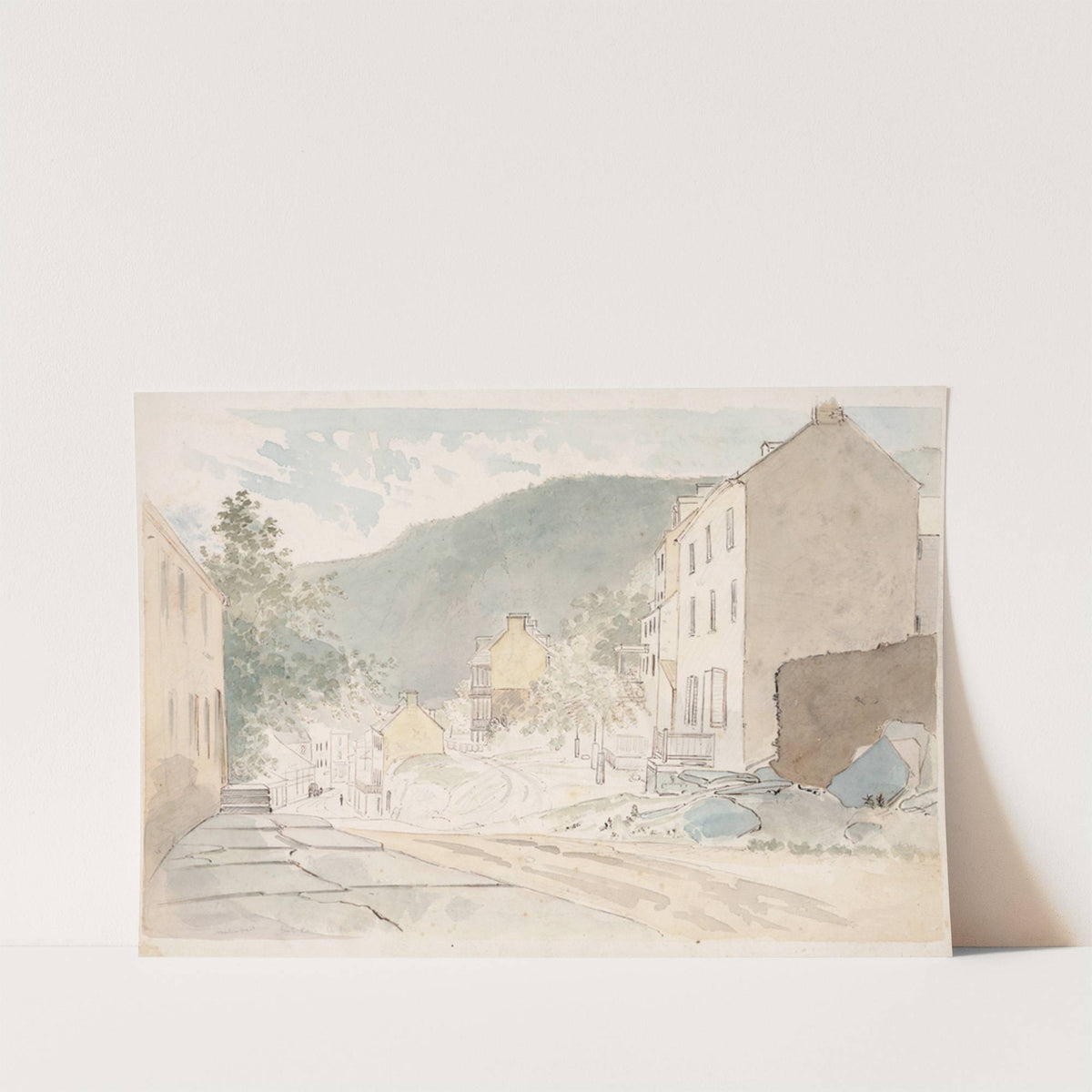 Washington St., Harper's Ferry, W. Virginia, Sat. June 21, 1873 Tm 6 p.m. light fr. left by James Madison Alden