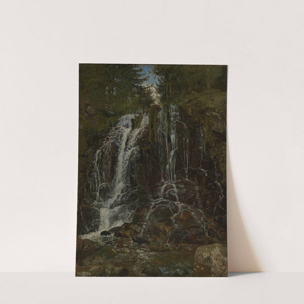 Wasserfall bei St.Blasien (1871) by Hans Thoma