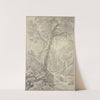 Wasserfall, dabei ein großer Baum by Willem von Bemmel