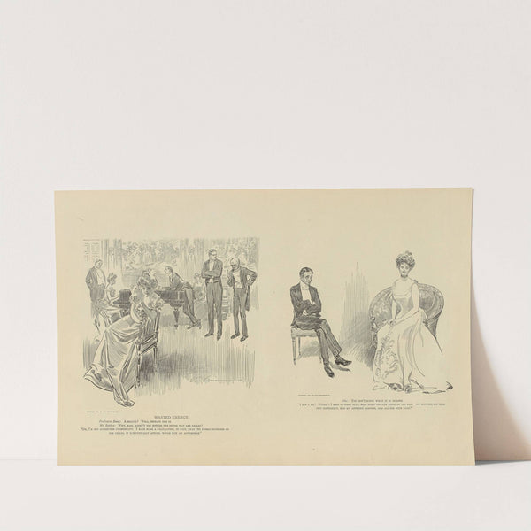 Wasted energy (1900-1905) by Charles Dana Gibson