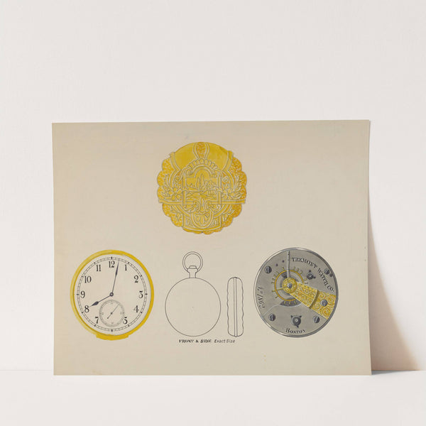 Watch, Face and Case by Harry G. Alexander