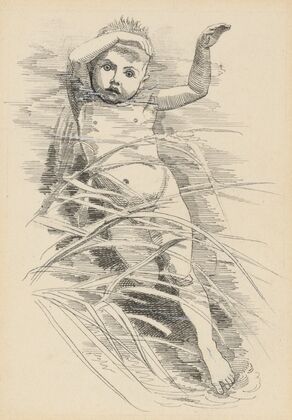 Water-baby among reeds (1885)