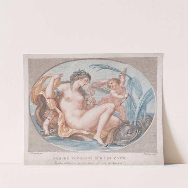 Water Nymph (Nymph Vouguant Sur Les Eaux) (1799) by Francesco Bartolozzi