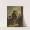 Water sellers with a donkey by Eugenio Lucas Velázquez