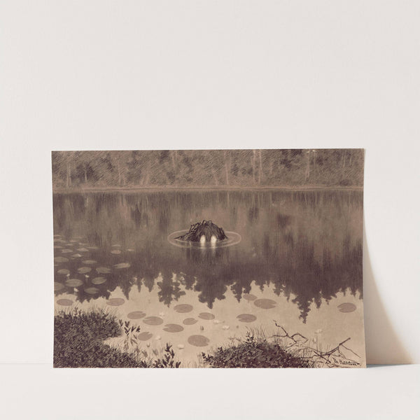 Water sprite by Theodor Kittelsen