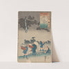 Waterfall at Night by Utagawa Kuniyoshi