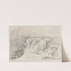 Waterfall with Rocks by John Sell Cotman