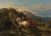 Watering the horses