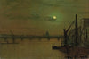 Waterloo Bridge, London, looking east