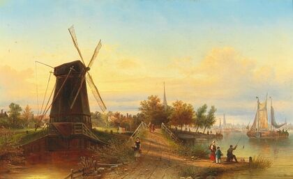 Watermill Near Amsterdam