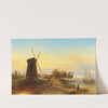 Watermill Near Amsterdam by Elias Pieter van Bommel