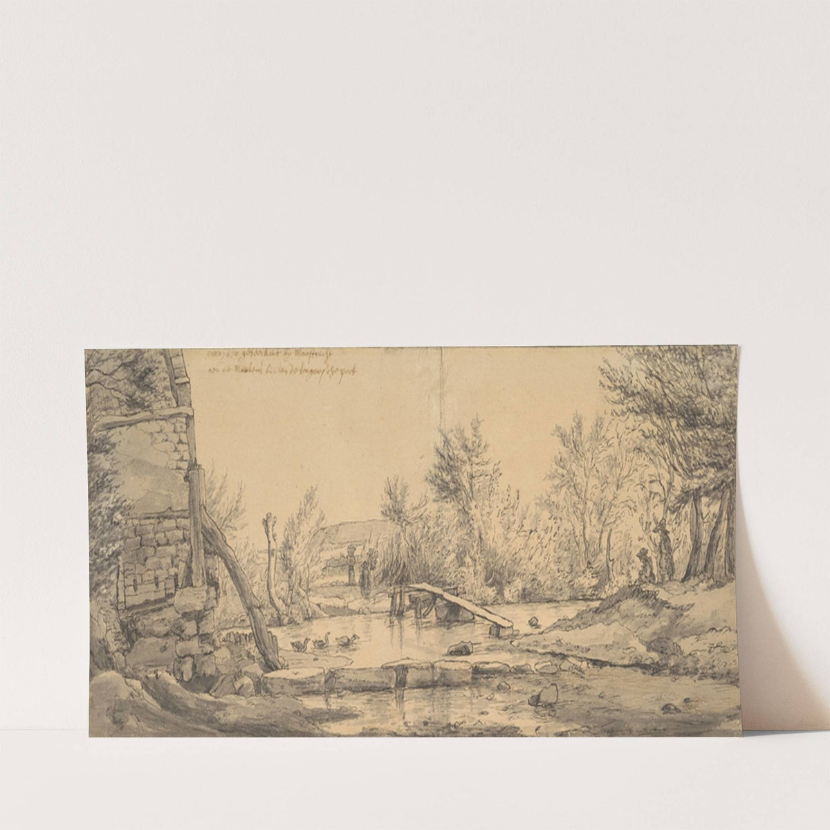 Watermill near Maastricht (1670) by Valentijn Klotz
