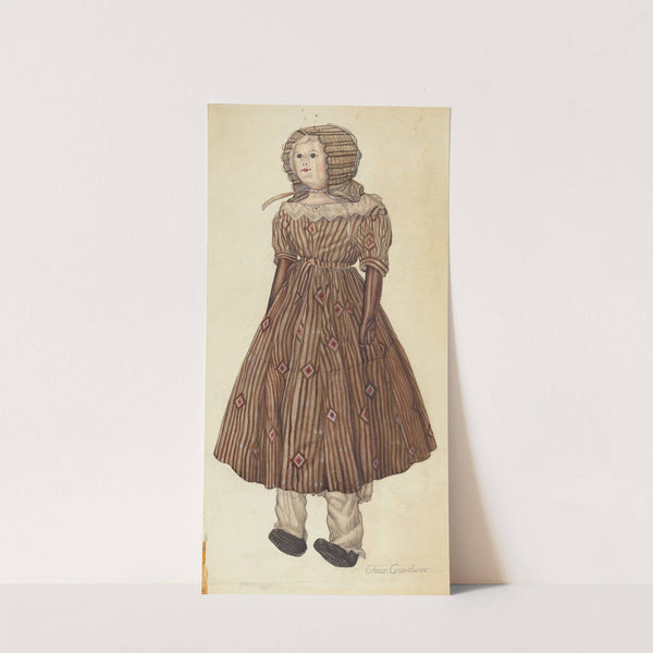 Wax Face Cotton Doll by Charles Goodwin
