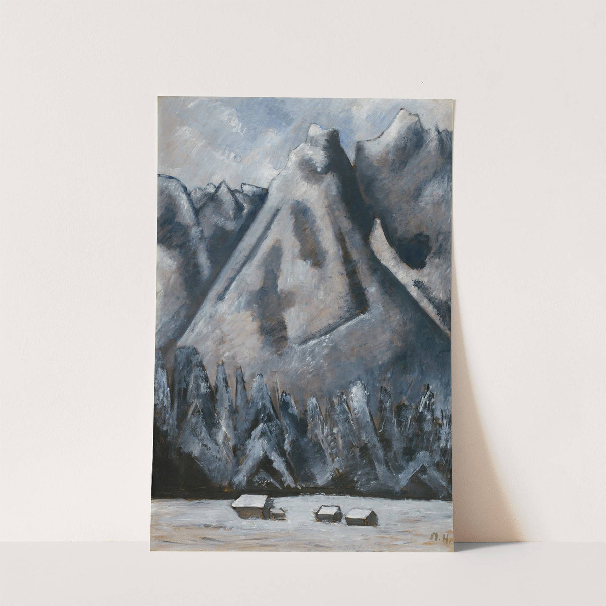 Waxenstein Peaks, Garmisch-Partenkirchen (ca. 1933–34) by Marsden Hartley