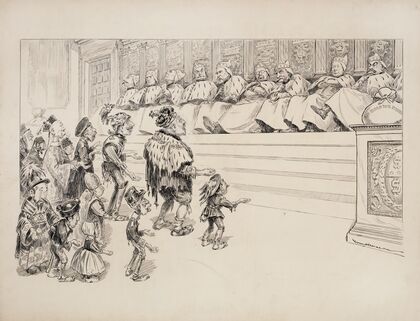 Wealthy Americans, depicted as Italian Doges (1906)