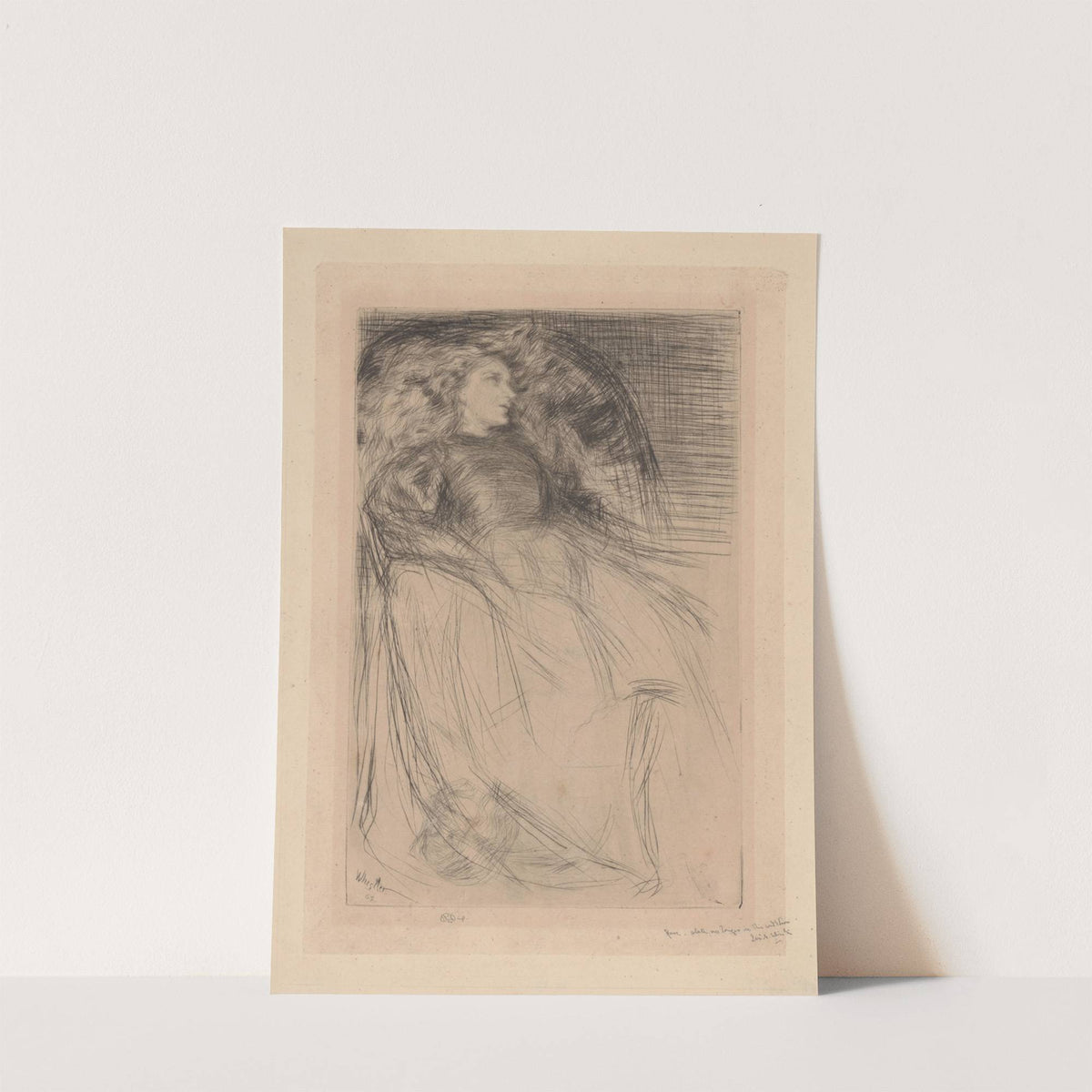 Weary (1863) by James Abbott McNeill Whistler