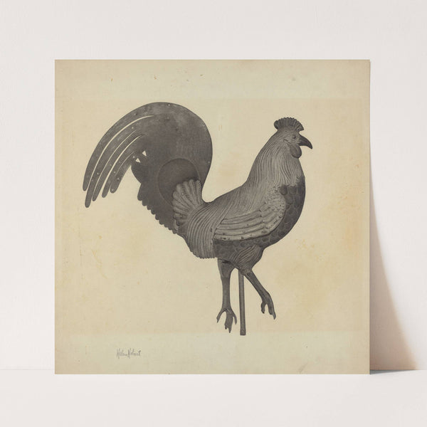 Weather Vane – Cock by Helen Hobart