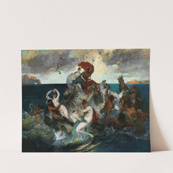 Wedding procession of Neptune and Amphitrite (1874) by Otto Seitz