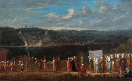 Wedding procession on the Bosphorus