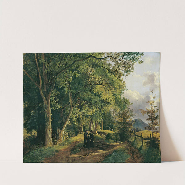 Weg auf den Mariahilfberg bei Gutenstein by Josef Feid