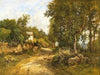 Weg durch eine große Landschaft