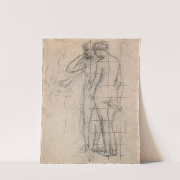 Weibliche Aktstudie, stehend by Pierre Puvis de Chavannes