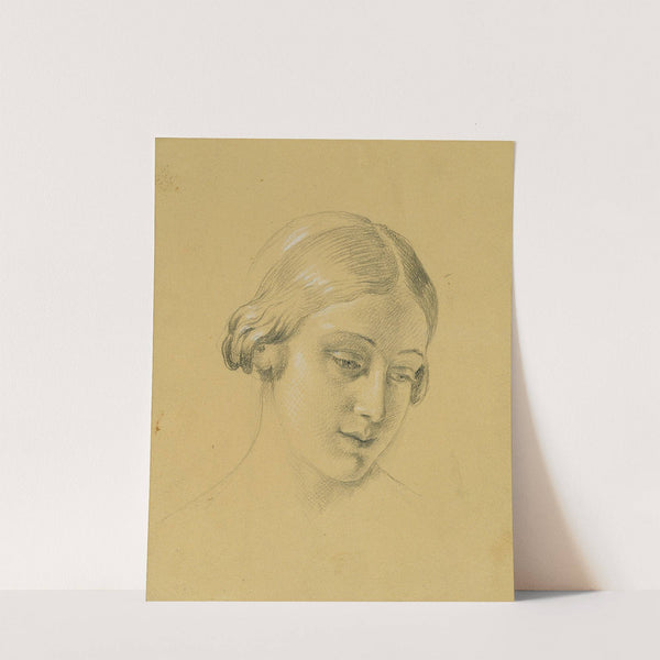 Weibliche Bildnisstudie. by Johann Peter Krafft