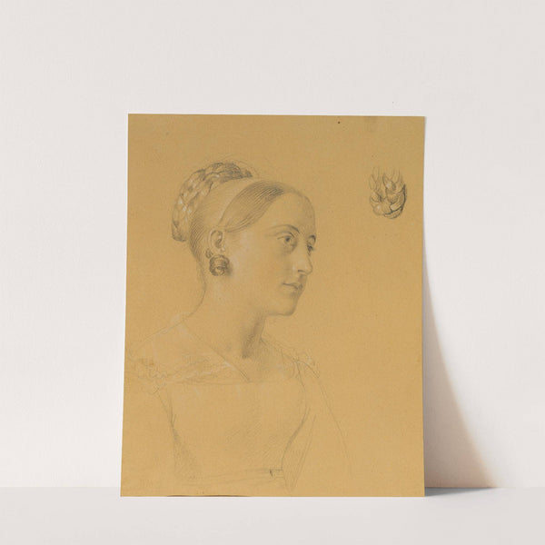 Weibliche Studie zum ‘Einzug nach dem Pariser Frieden’ (before 1828) by Johann Peter Krafft