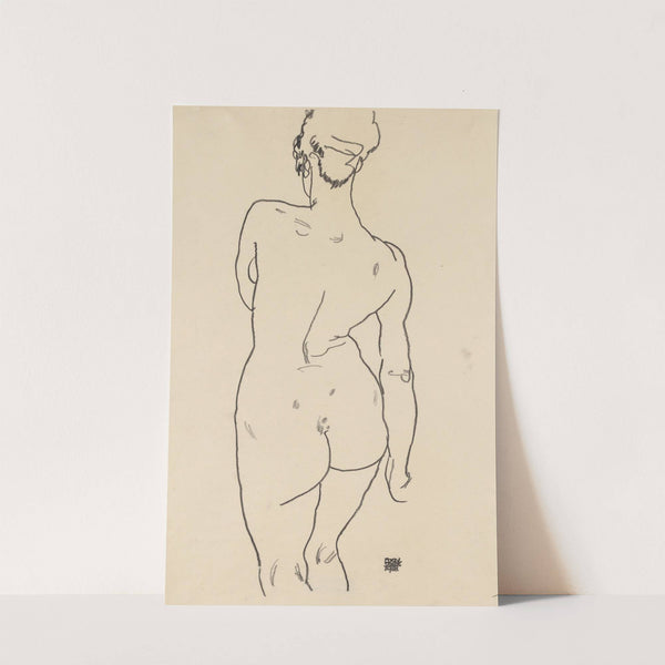 Weiblicher Rückenakt (1998) by Egon Schiele