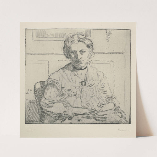 Weibliches Portrait (1904) by Albert Haueisen