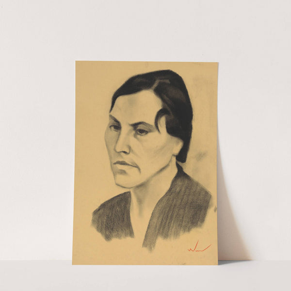 weibliches Porträt IX by Karl Wiener