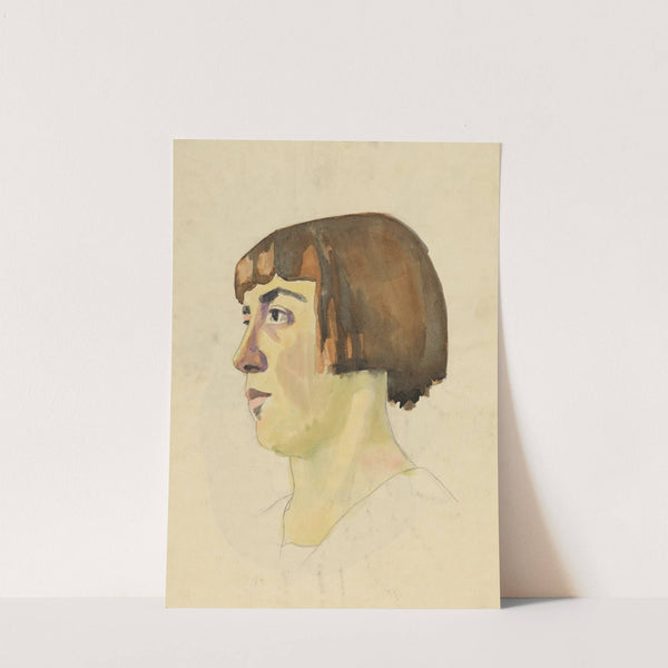 weibliches Porträt by Karl Wiener