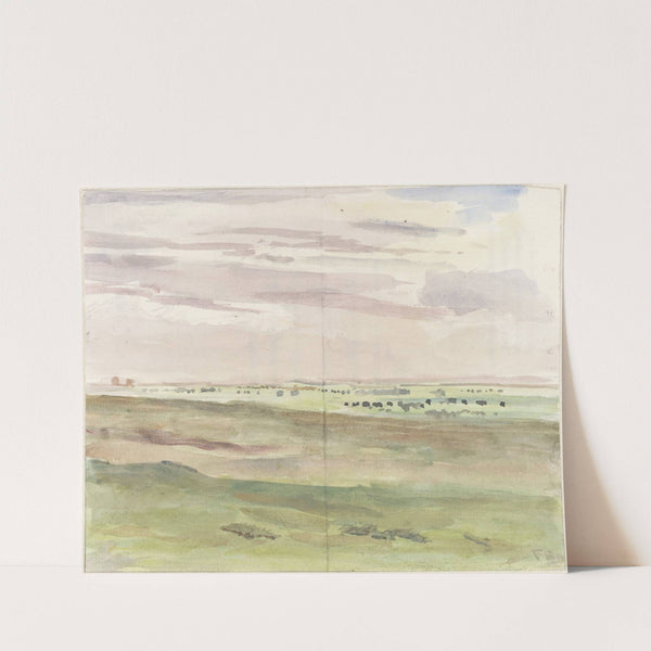 Weidelandschap met kudden (1872 - 1944) by Frans Smissaert