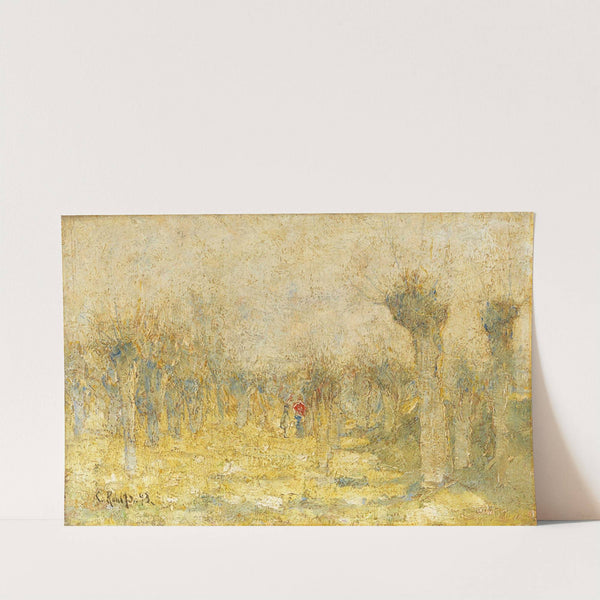 Weiden im Frühling (1893) by Christian Rohlfs