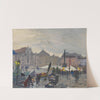 Weihnachtsmarkt am Hof (1942) by Oskar Laske