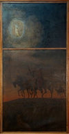 Weihnachtstriptychon; Zug der Heiligen 3 Könige