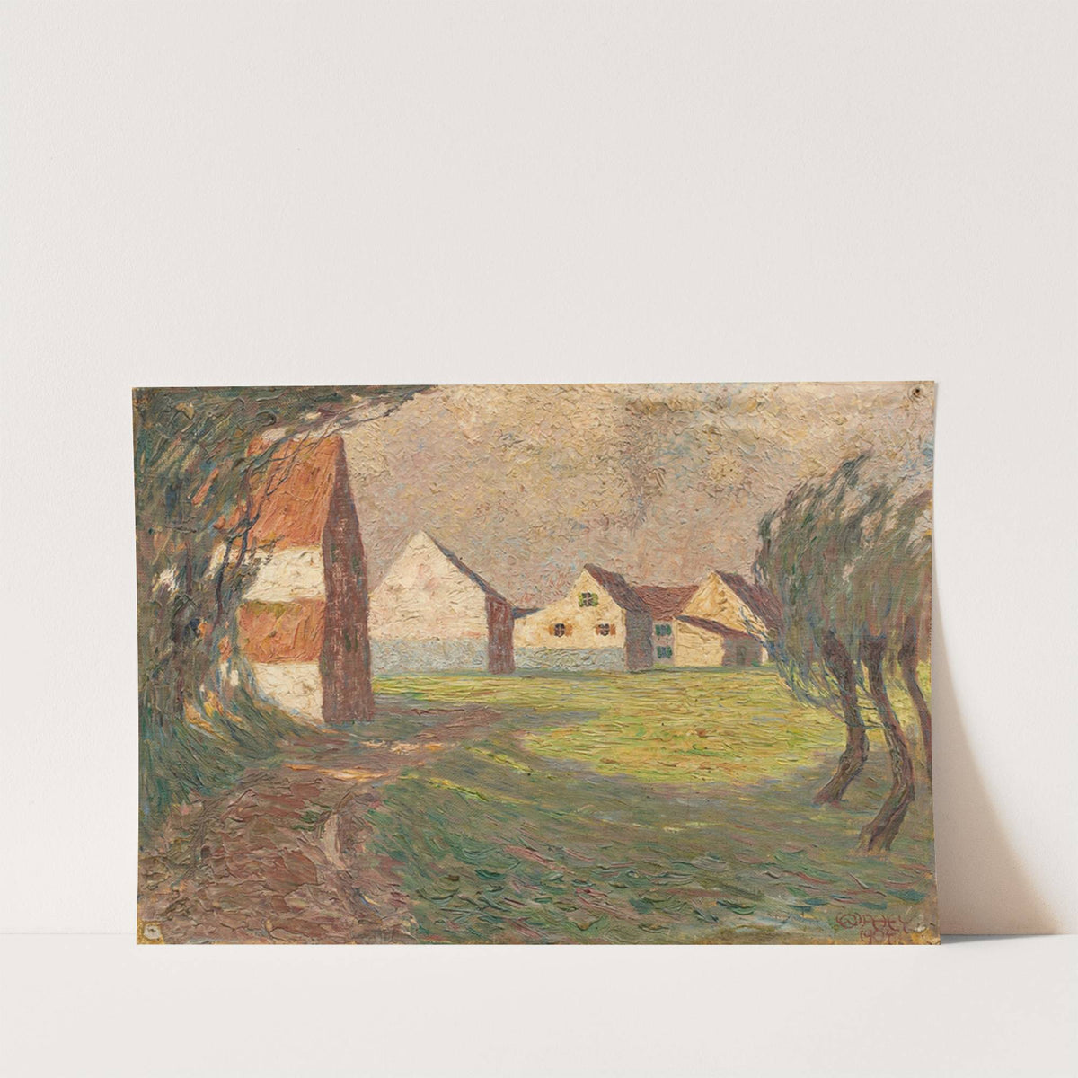 Weiße Häuser (1904) by Walter Ophey