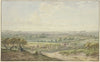 Weite Landschaft mit der Kornernte