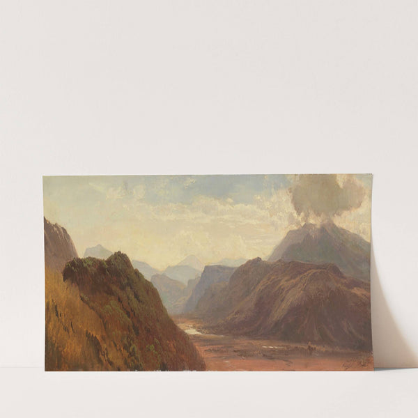 Weiter Blick in das Etschtal bei Bozen (Ca. 1860) by Carl Millner