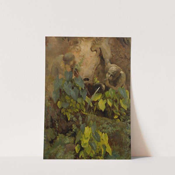 Well with Fauns (between 1851 and 1854) by Julie Wilhelmine Hagen-Schwarz