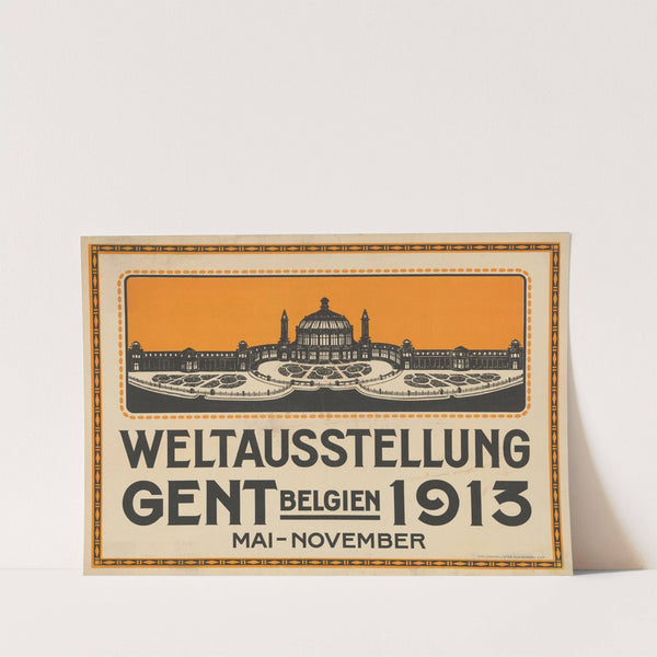 Weltausstellung Gent. Belgien (1913) by Stollenwerk und Spier