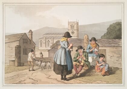 Wensley Dale knitters, Plate 38