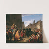 Wenzel bittet Rudolf von Habsburg um die Leiche seines Vaters Przemysl Ottokar (1826) by Anton Petter