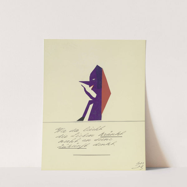 &#039;Wer da leicht die Lieben kränkt …&#039; by John Elsas